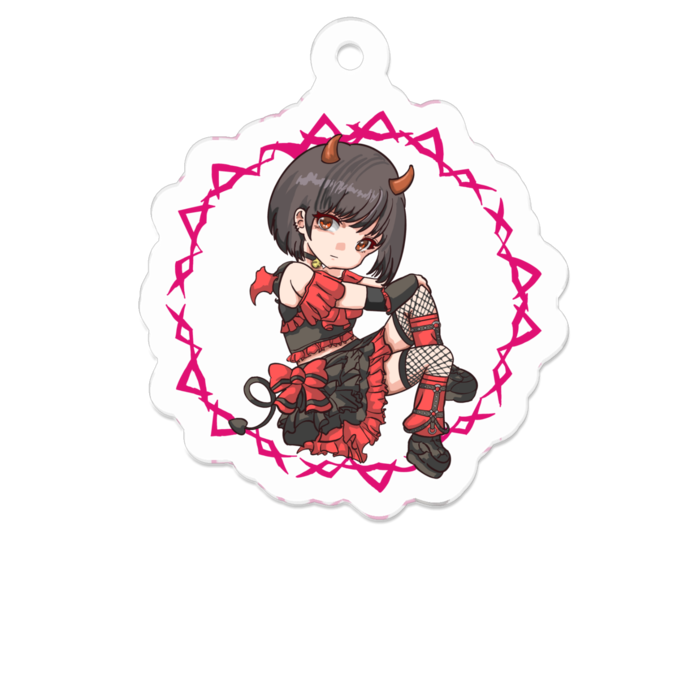 アクリルキーホルダー - 50 x 50 (mm)