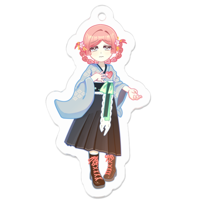 アクリルキーホルダー　50 x 50 (mm)