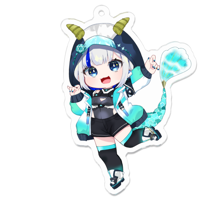 アクリルキーホルダー - 70 x 70 (mm)