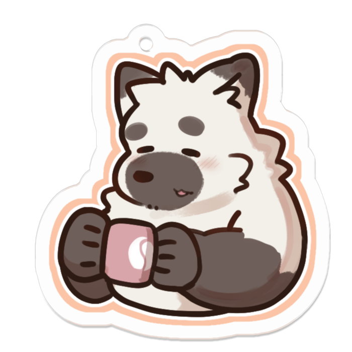 アクリルキーホルダー - 50 x 50 (mm)