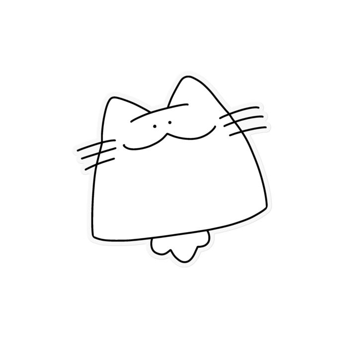 ステッカークリア - 160 x 160 (mm)(1)