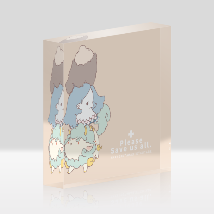 アクリルブロック - 100x100mm(1)