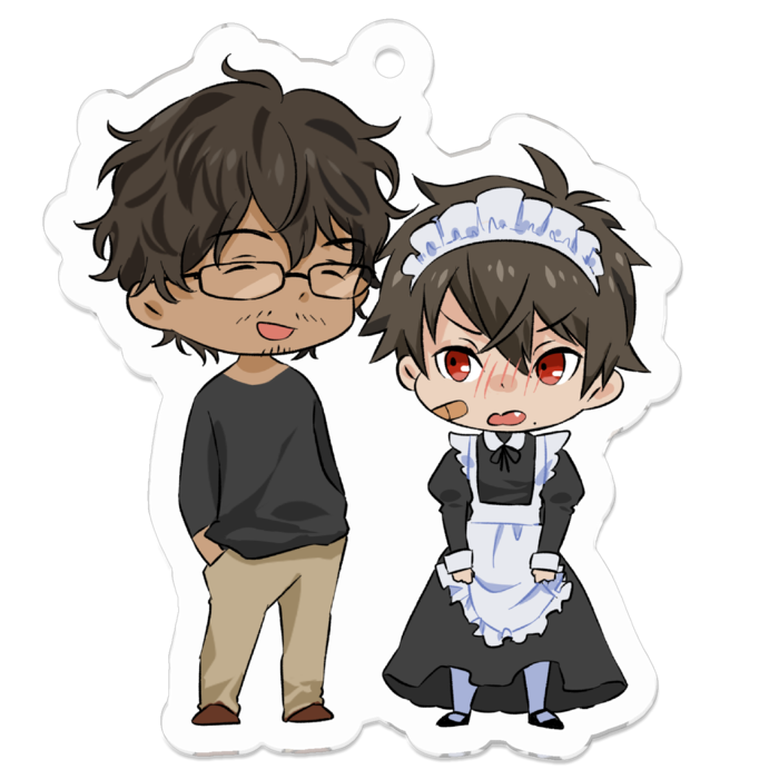 アクリルキーホルダー - 50 x 50 (mm)