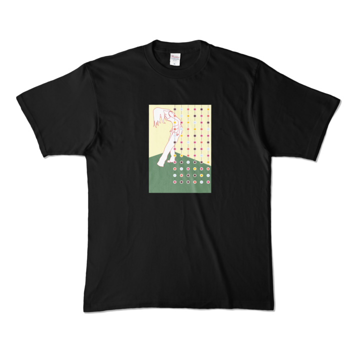 カラーTシャツ - XL - ブラック (濃色)