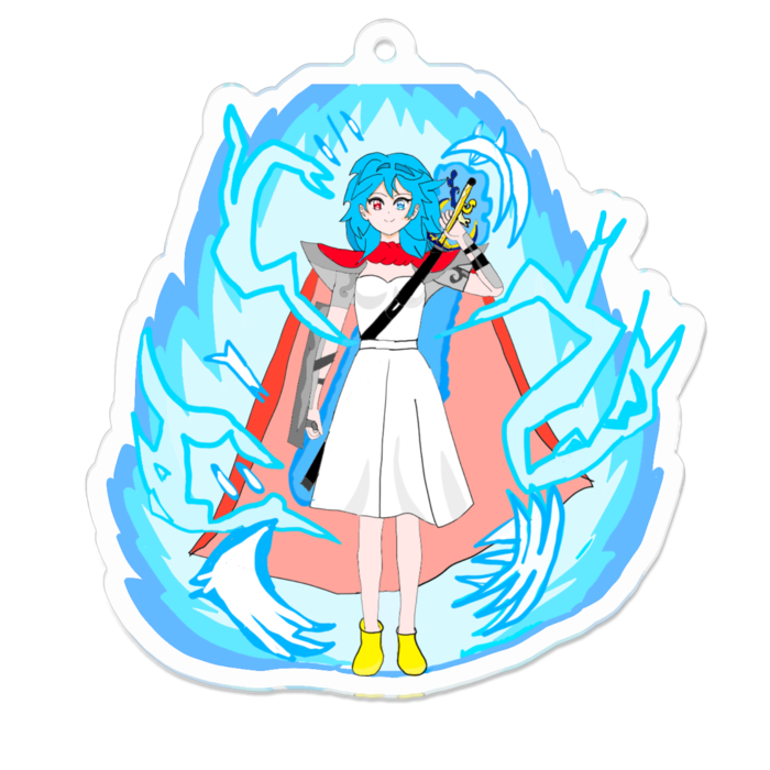 アクリルキーホルダー - 70 x 70 (mm)