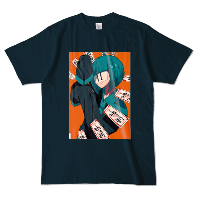 カラーTシャツ - L - ネイビー (濃色)