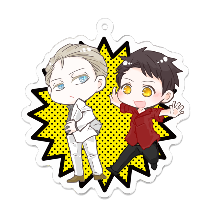 アクリルキーホルダー - 70 x 70 (mm)