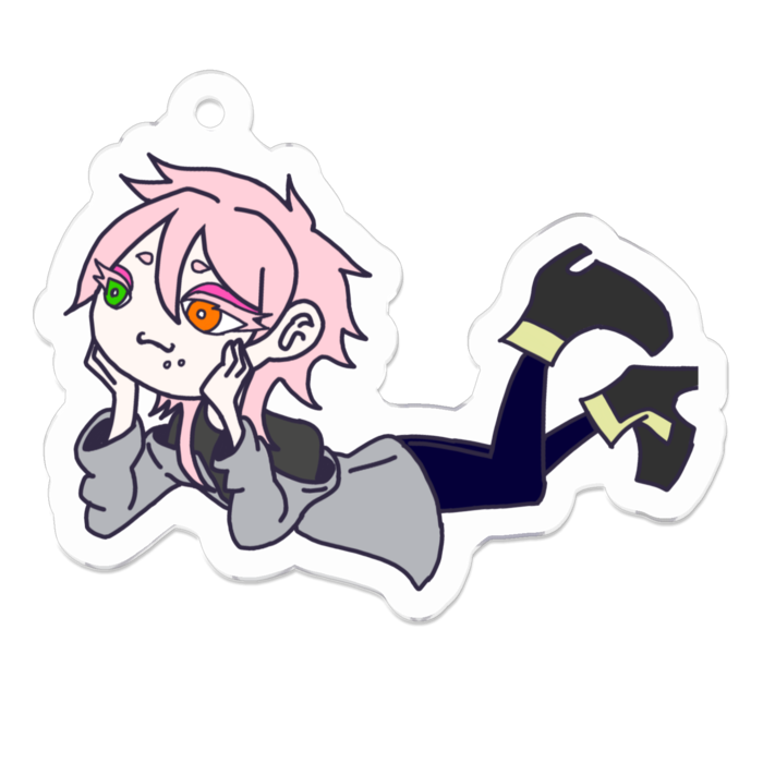 アクリルキーホルダー - 50 x 50 (mm)