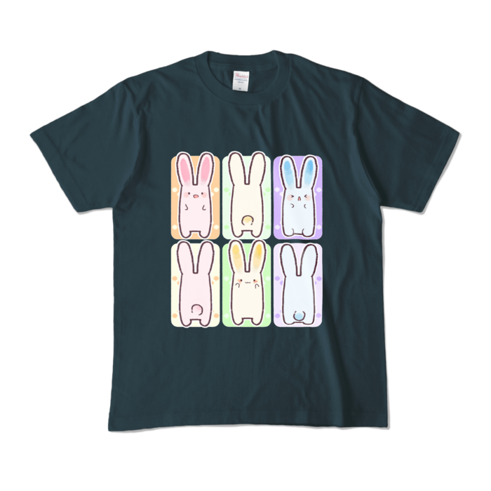 カラーTシャツ - M - デニム (濃色)