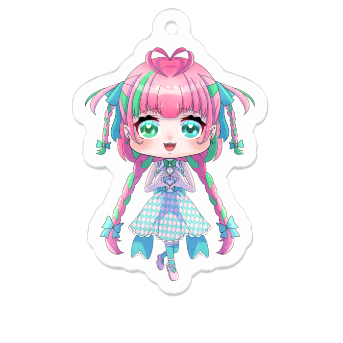 アクリルキーホルダー - 50 x 50 (mm)