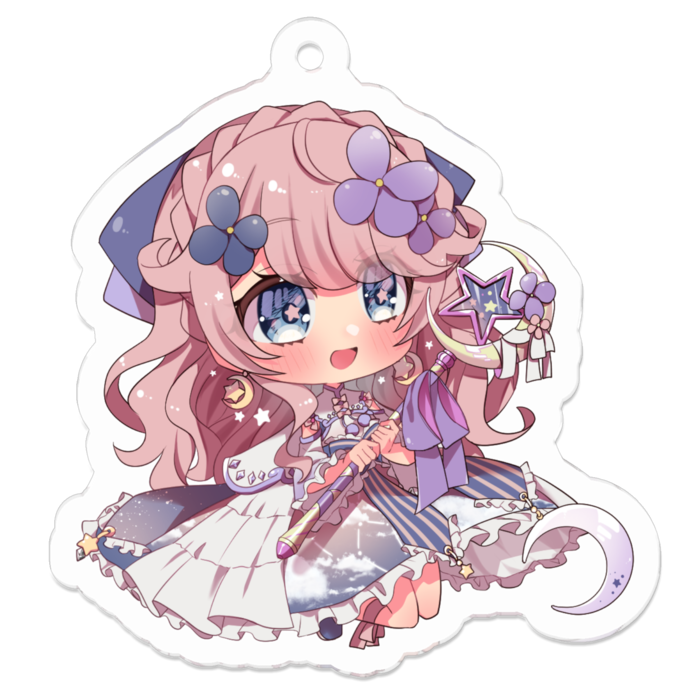 アクリルキーホルダー - 50 x 50 (mm)