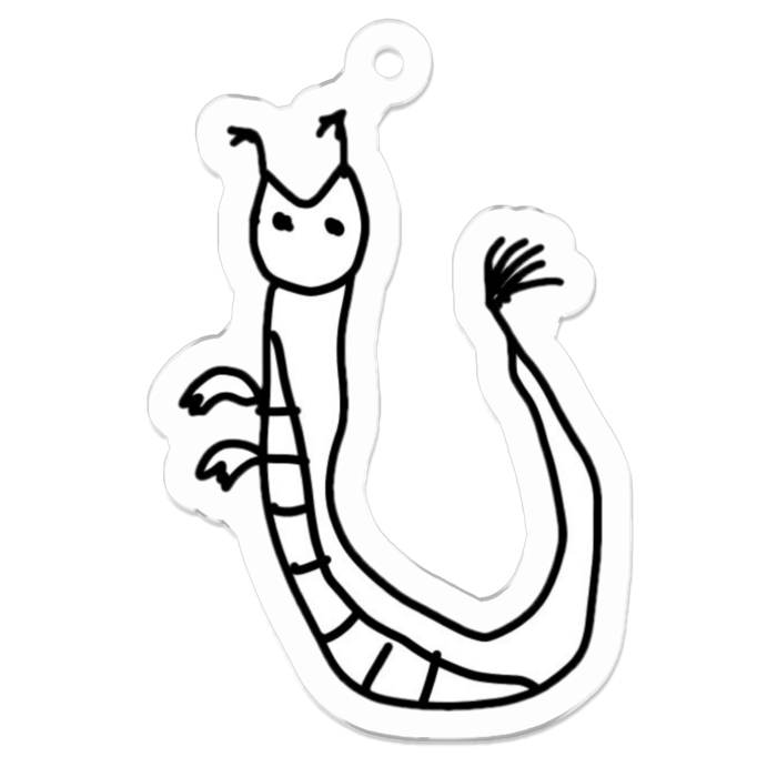 アクリルキーホルダー（コーティング） - 50 x 50 (mm)