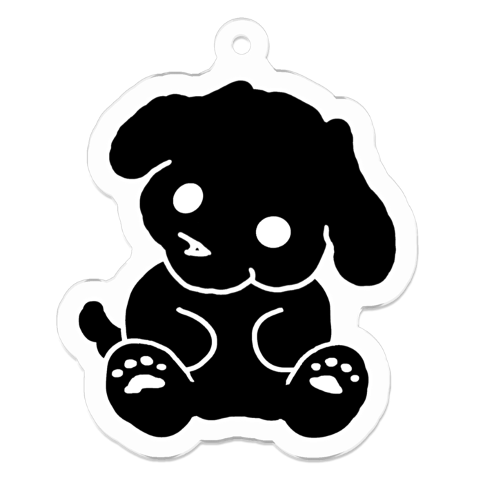 アクリルキーホルダー（コーティング） - 50 x 50 (mm)