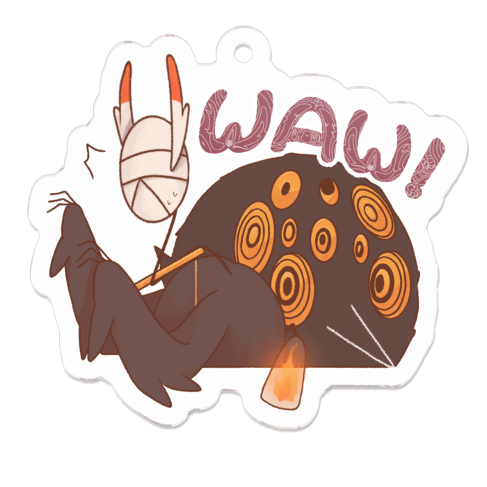 大鳥＆審判鳥- 50 x 50 (mm）