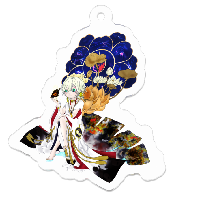 アクリルキーホルダー - 50 x 50 (mm)