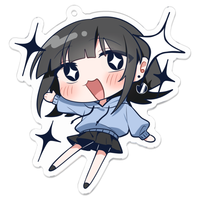 アクリルキーホルダー - 70 x 70 (mm)