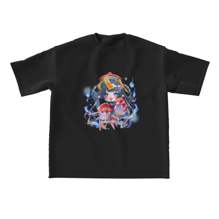 ビッグシルエットTシャツ - L - ブラック