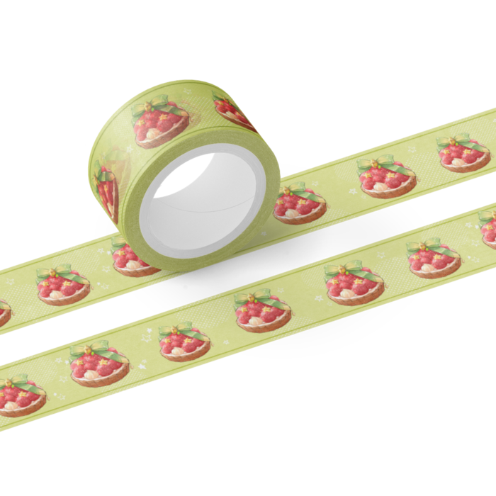 マスキングテープ💫ほしくずケーキシリーズ【いちごタルト】