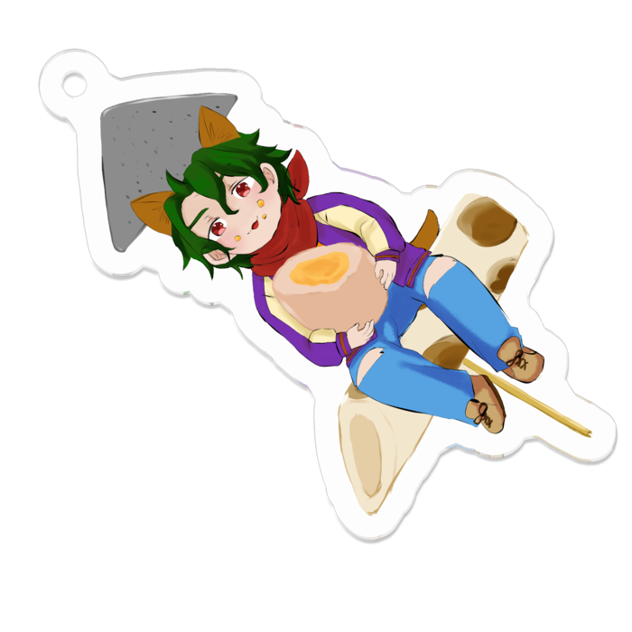 アクリルキーホルダー - 50 x 50 (mm)