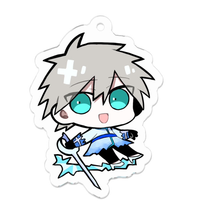 アクリルキーホルダー - 50 x 50 (mm)