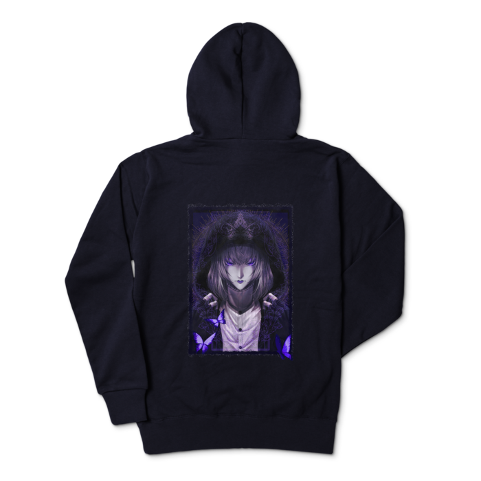 ジップパーカー - L - ネイビー