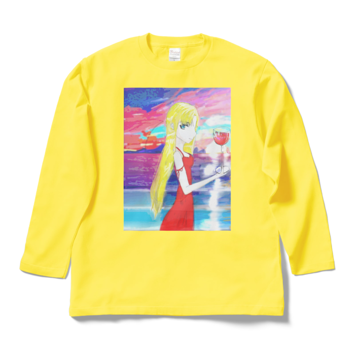 ロングスリーブTシャツ - L - イエロー