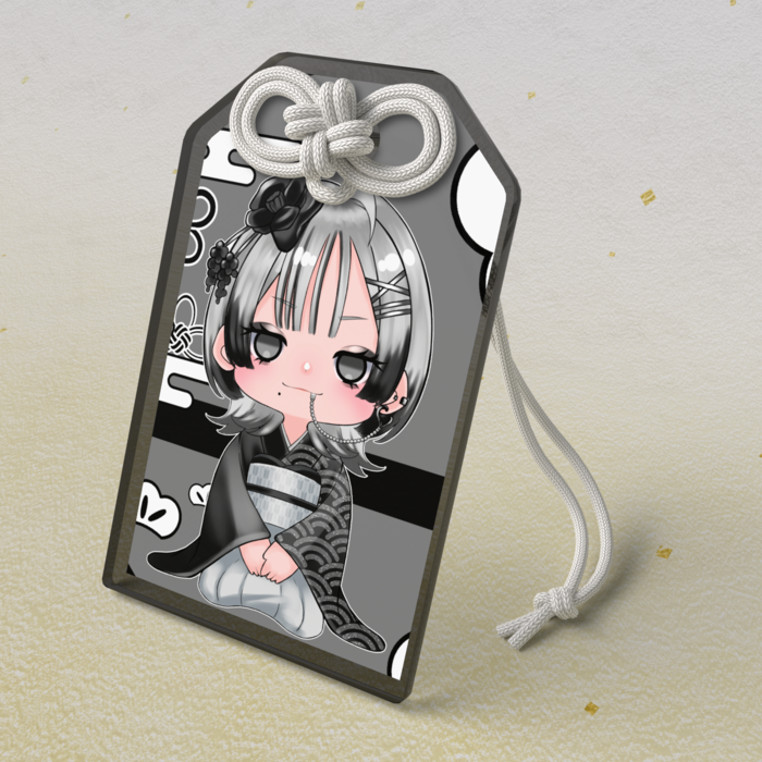 アクリルお守り - 50 × 80mm