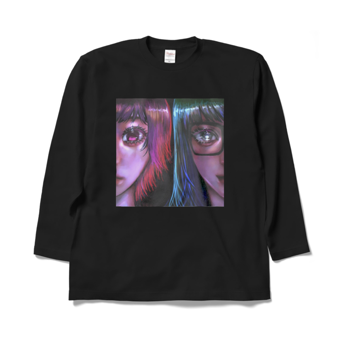 ロングスリーブTシャツ - XL - ブラック(1)