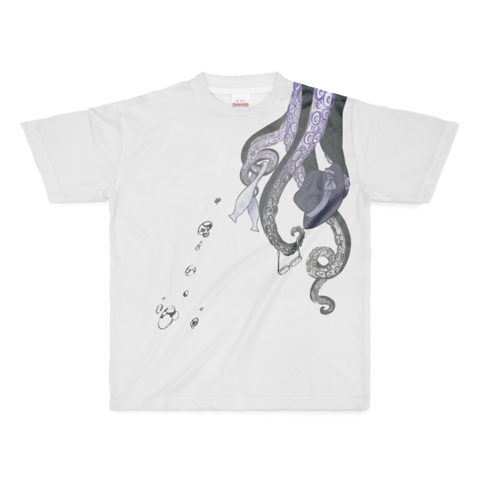 ◆関税込◆Dime◆タコTシャツ Amazon | タコ 小タコ イカ 海 恋 甘タコ Tシャツ | Tシャツ