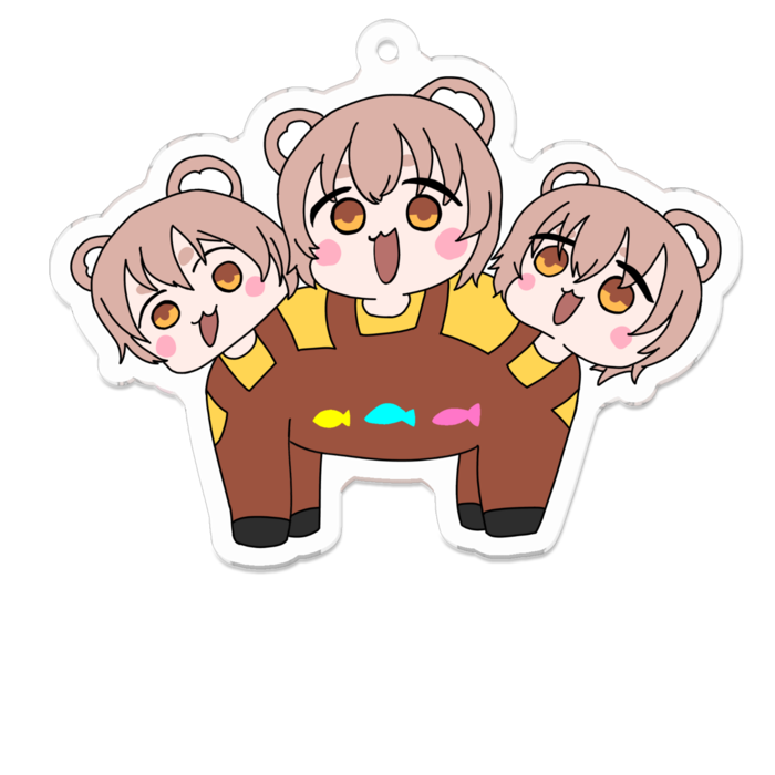 アクリルキーホルダー - 70 x 70 (mm)