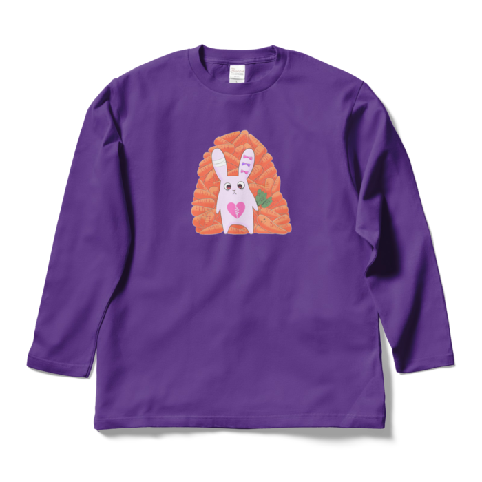 ロングスリーブTシャツ - L - パープル