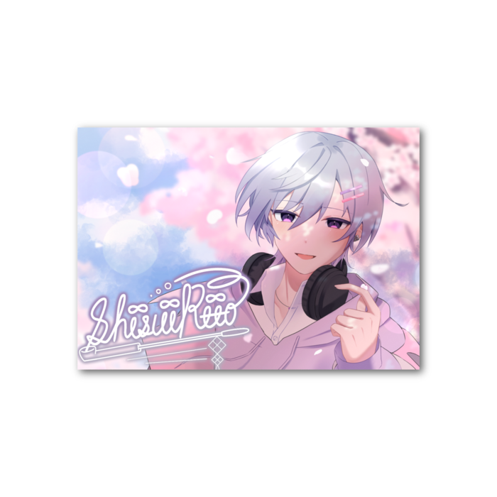 フォト風カード - 横 - 片面