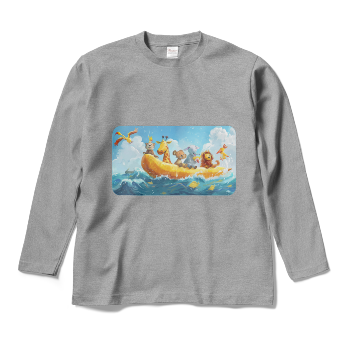 ロングスリーブTシャツ - M - 杢グレー