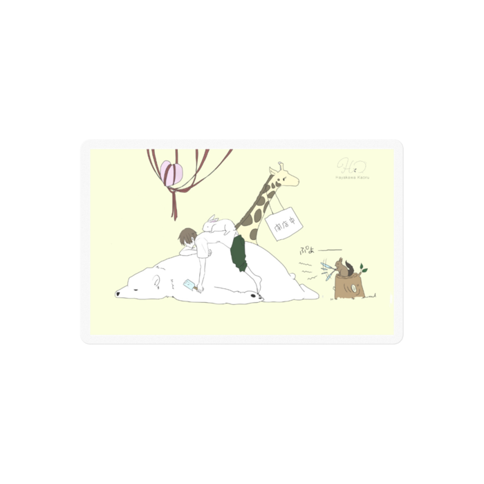 ステッカー - 100 x 100 (mm)