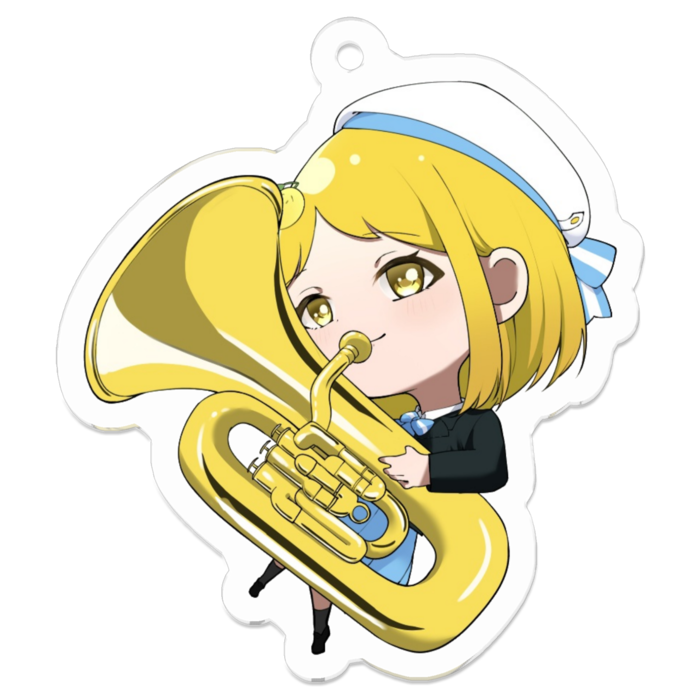 アクリルキーホルダー（コーティング） - 50 x 50 (mm)