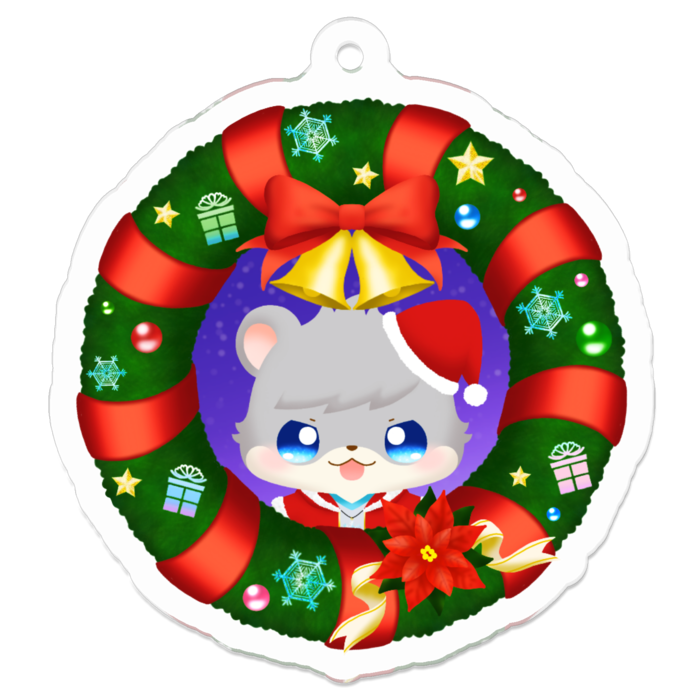 アクリルキーホルダー - 50 x 50 (mm)