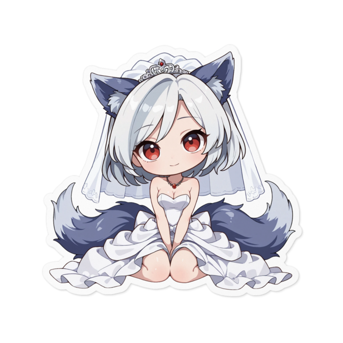 ステッカー - 100 x 100 (mm)(キャラのみ)