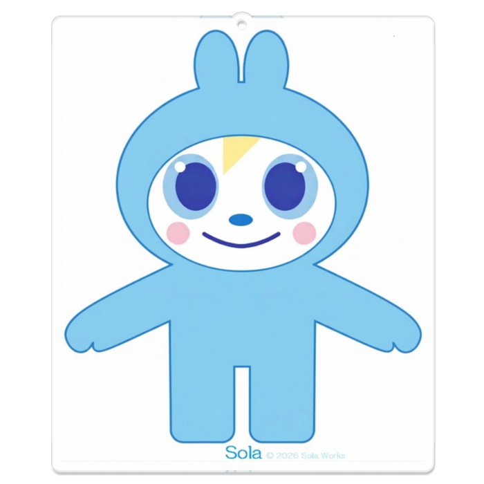 アクリルキーホルダー - W100 × 100mm 以内