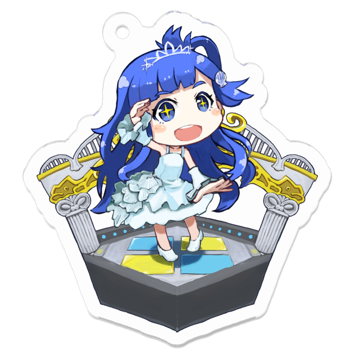 アクリルキーホルダー - 50 x 50 (mm)
