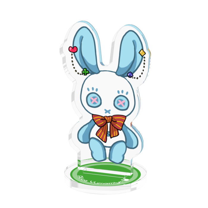 うさぬい しましまリボン 小 50x50mm