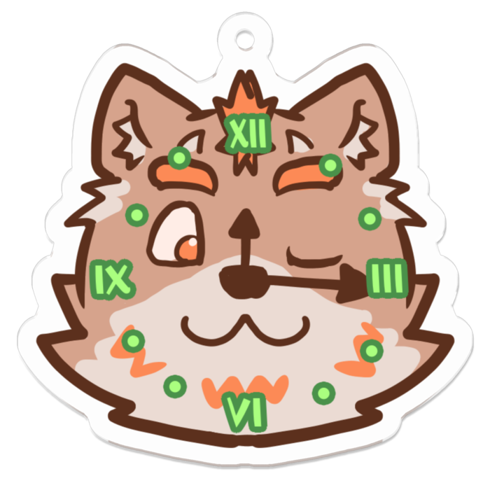 アクリルキーホルダー - 50 x 50 (mm)