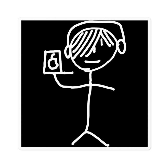 ステッカー - 100 x 100 (mm)