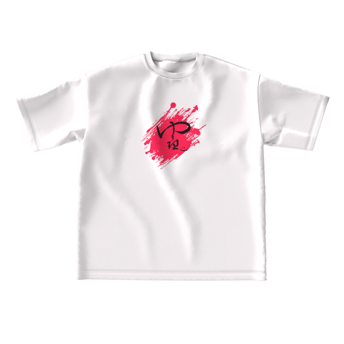 ゆう理ロゴ ビッグシルエットTシャツ - L - 正面