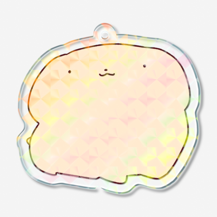 ホログラムアクリルキーホルダー - 50 × 50mm