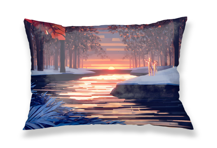 枕カバー - 43x63cm - 両面