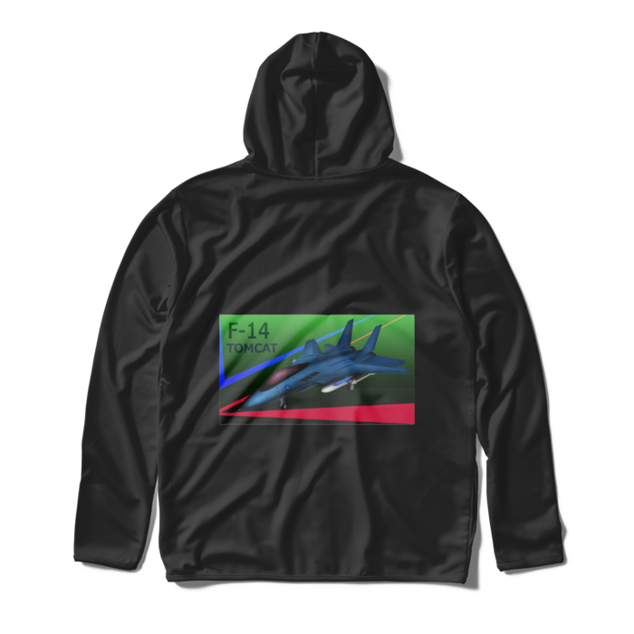 ジップパーカー - L - ブラック