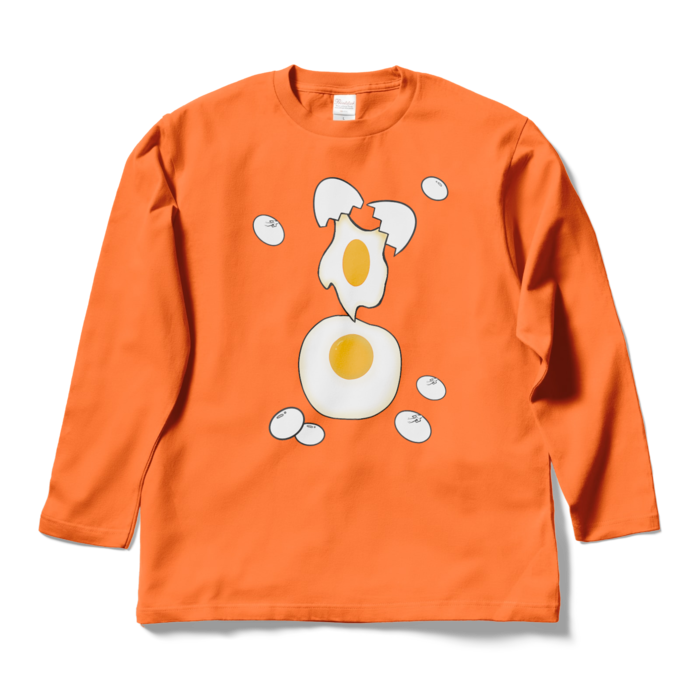 ロングスリーブTシャツ - L - オレンジ
