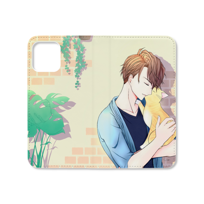 手帳型iPhoneケース（ベルトなし） - iPhone12 / 12 Pro - ストラップ穴 なし