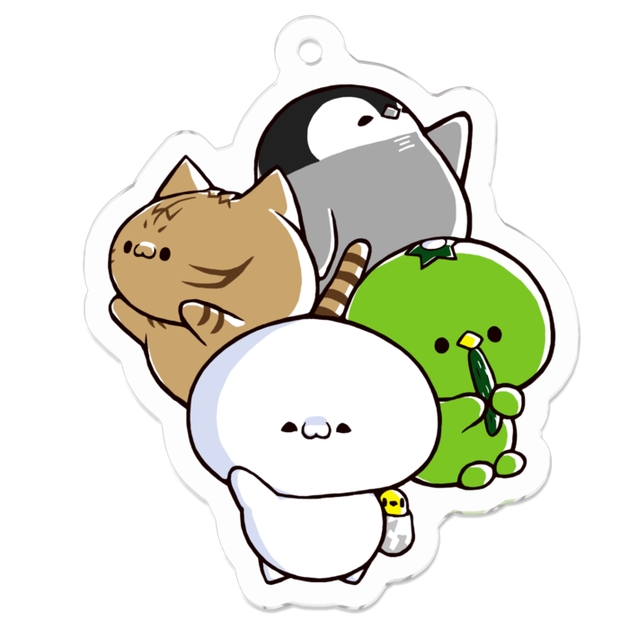 アクリルキーホルダー - 50 x 50 (mm)