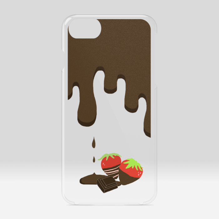 苺チョコクリアiPhoneケース - iPhone 6 / 7 / 8 / SE(第2・第3世代)